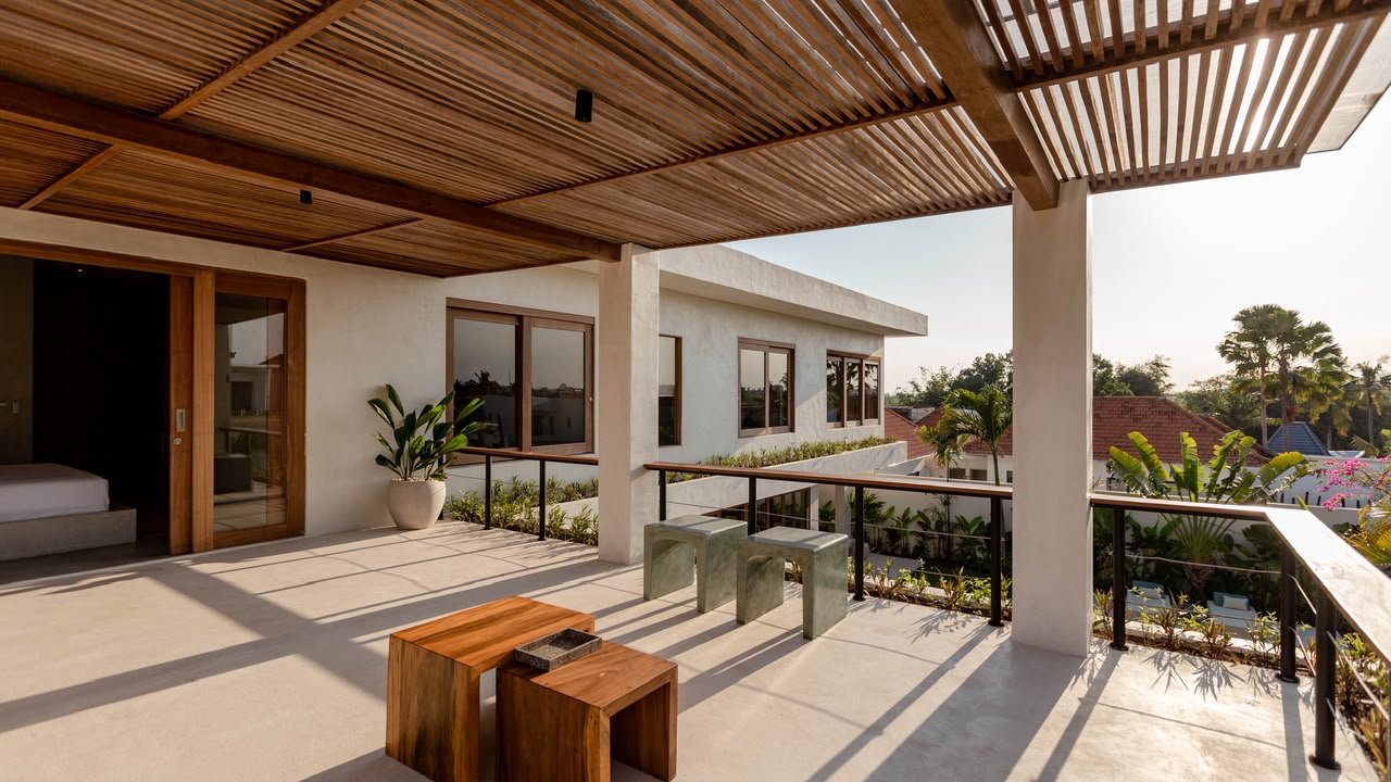 Upper terrace